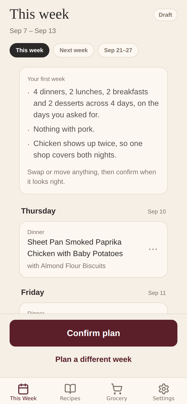 This week in Braise: the plan and why it works